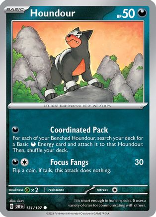 Houndour (131) - Obsidian Flames