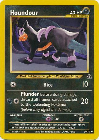Houndour (39) (Unlimited) - Neo Discovery