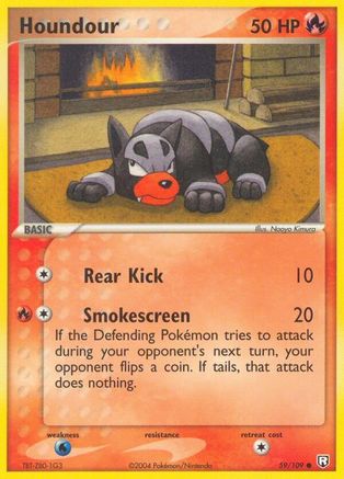 Houndour (59) Reverse Holofoil - Team Rocket Returns