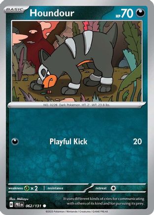 Houndour (62) - Prismatic Evolutions