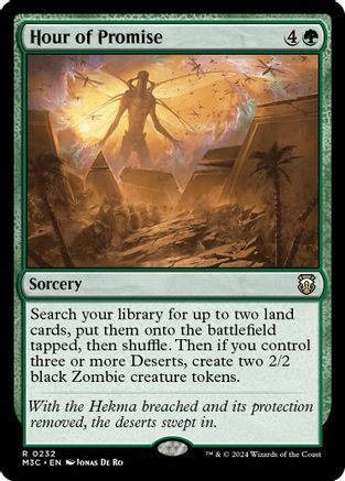 Hour of Promise (232) Ripple Foil - Commander: Modern Horizons 3