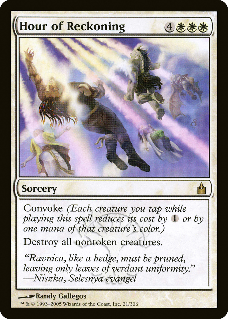 Hour of Reckoning (021) Foil - Ravnica: City of Guilds