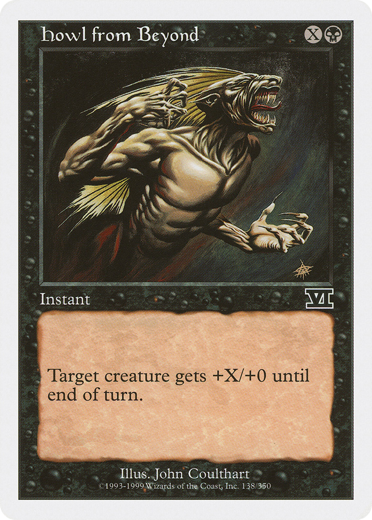 Howl from Beyond (138) - Classic Sixth Edition