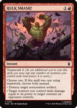 HULK SMASH! (135) Foil - Marvel Super Heroes