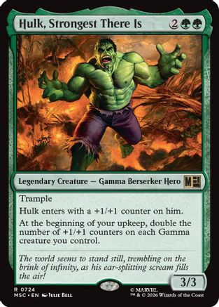 Hulk, Strongest There Is (724) - Commander: Marvel Super Heroes