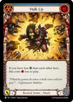 Hulk Up (Blue) (PEN293) Rainbow Foil - Compendium of Rathe