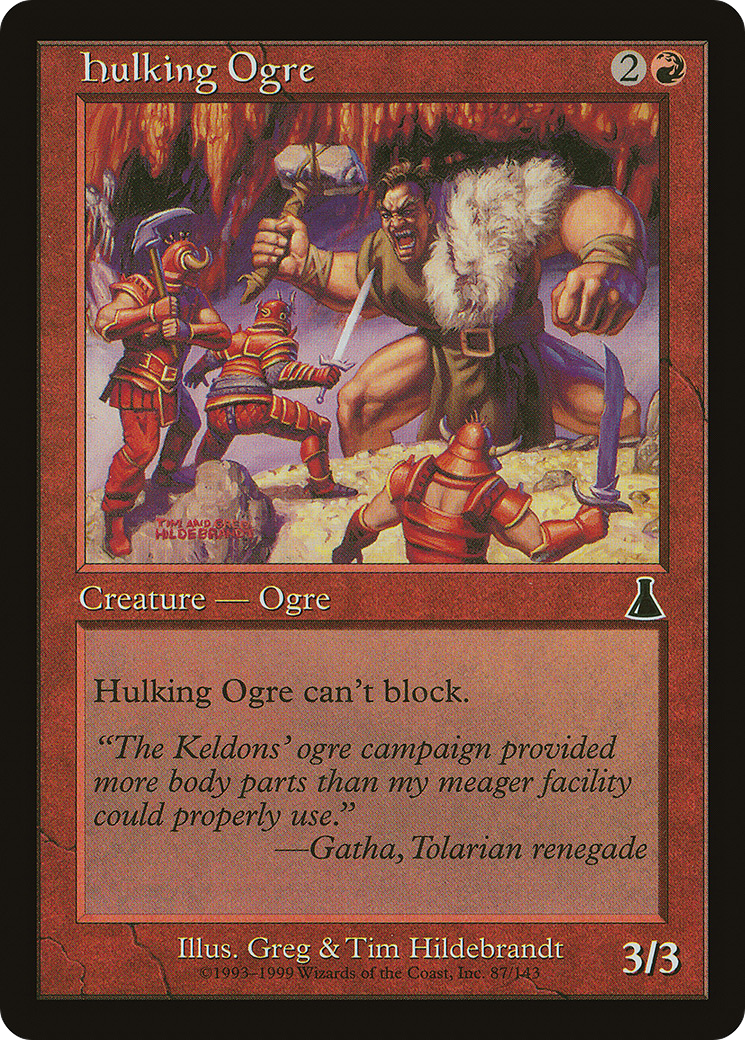 Hulking Ogre (087) - Urza's Destiny