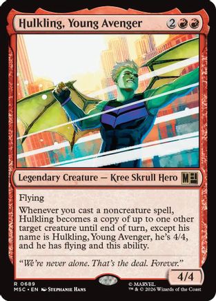Hulkling, Young Avenger (689) - Commander: Marvel Super Heroes