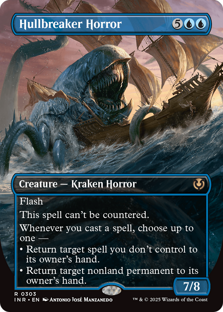 Hullbreaker Horror (Borderless) (303) Foil - Innistrad Remastered