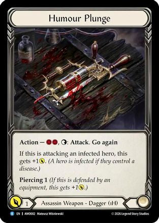 Humour Plunge (AMO002) Rainbow Foil - Armory Deck: Dr. Mortimer, Blight of the Pits