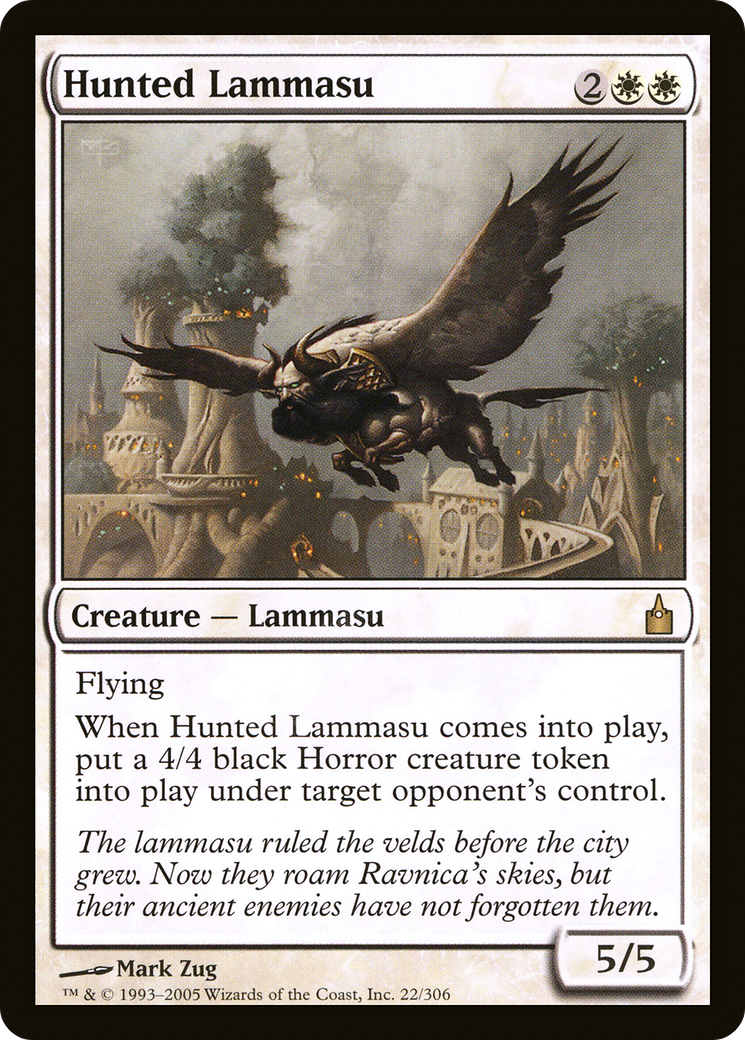 Hunted Lammasu (022) Foil - Ravnica: City of Guilds