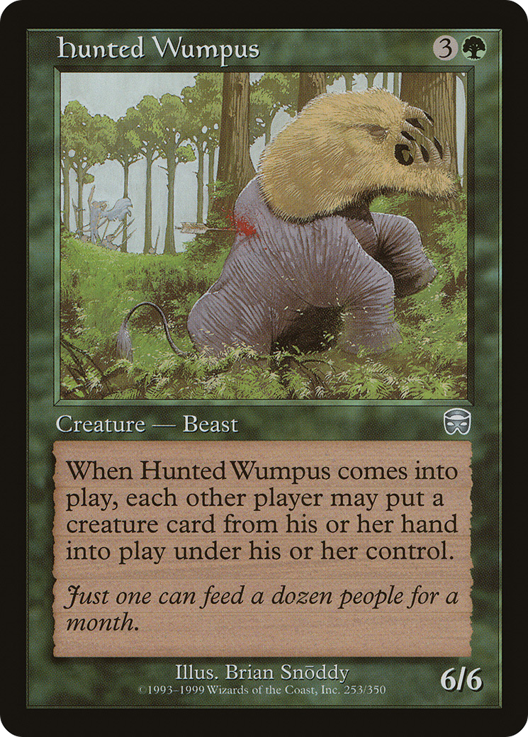 Hunted Wumpus (253) - Mercadian Masques