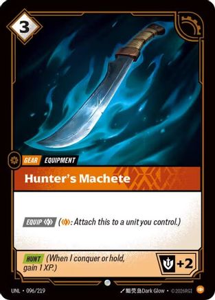 Hunter's Machete (096) - Unleashed