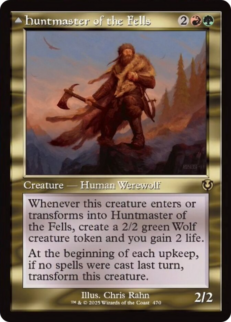 Huntmaster of the Fells // Ravager of the Fells (Retro) (470) Foil - Innistrad Remastered