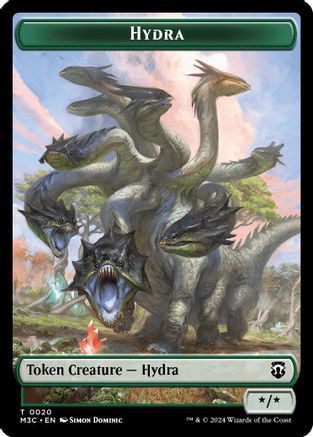Hydra // Boar (20/17) - Commander: Modern Horizons 3 Tokens