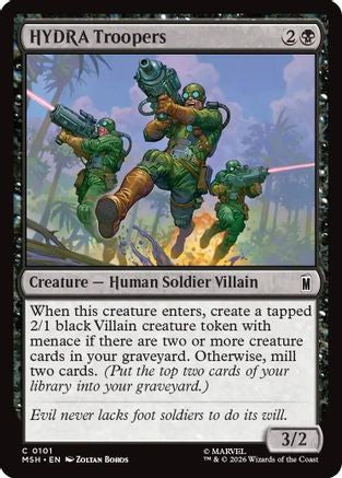 HYDRA Troopers (101) Foil - Marvel Super Heroes