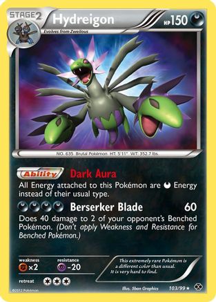 Hydreigon (103) Holofoil - Next Destinies