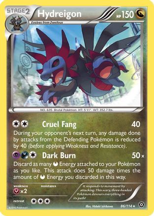 Hydreigon (86) Holofoil - Steam Siege