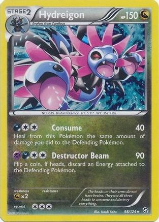 Hydreigon (Cosmos Holo) (Blister Exclusive) (98) Holofoil - Dragons Exalted