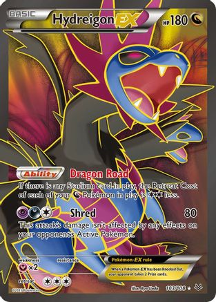 Hydreigon EX (Full Art) (103) Holofoil - Roaring Skies
