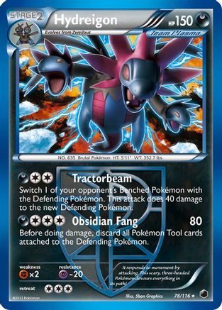 Hydreigon (Team Plasma) (78) Holofoil - Plasma Freeze