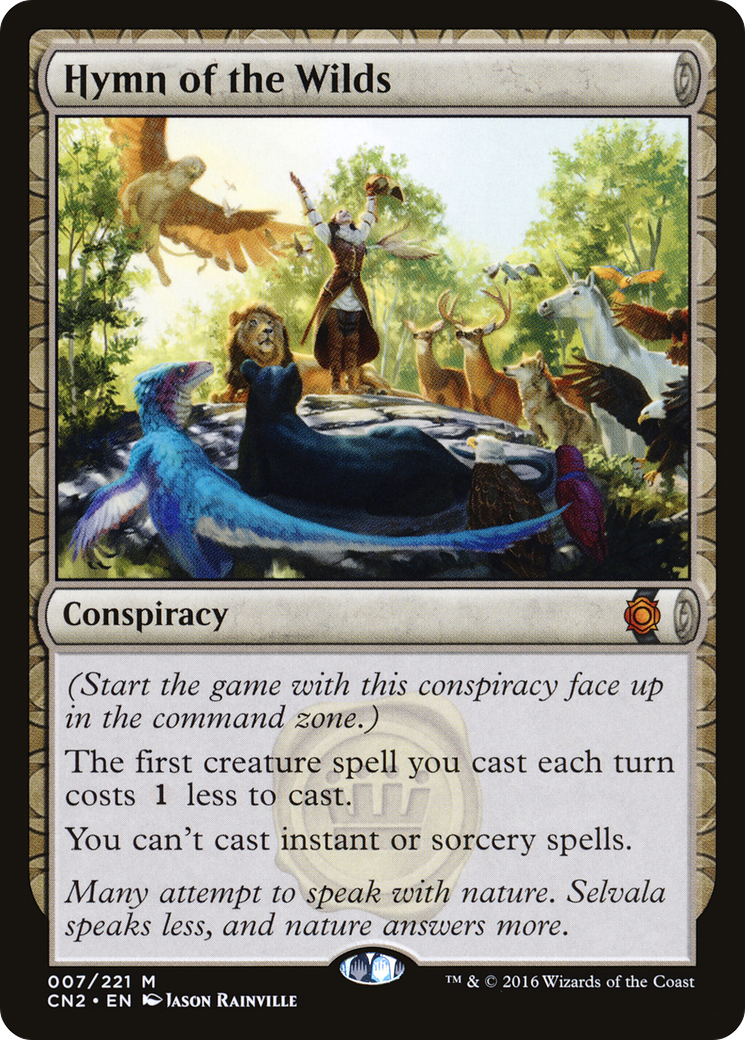 Hymn of the Wilds (007) Foil - Conspiracy: Take the Crown