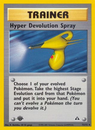 Hyper Devolution Spray (73) (1st Edition) - Neo Discovery