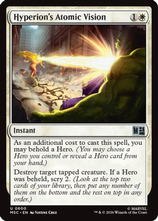 Hyperion's Atomic Vision (600) - Commander: Marvel Super Heroes