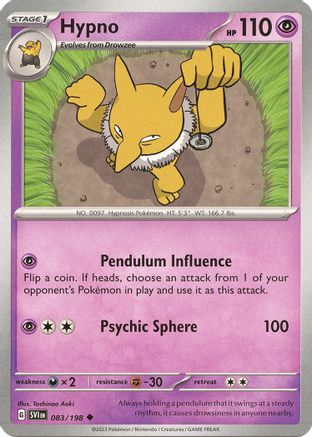Hypno (83) - Scarlet & Violet