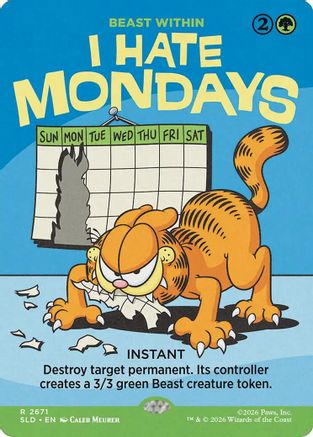 I Hate Mondays – Beast Within (2671) - Secret Lair Drop Series