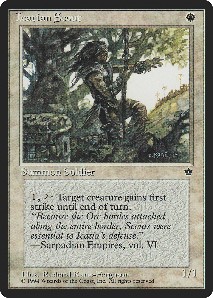 Icatian Scout (a) - Fallen Empires