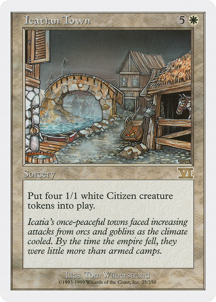 Icatian Town (025) - Classic Sixth Edition