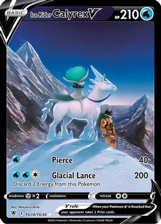 Ice Rider Calyrex V (Alternate Full Art) (TG14) Holofoil - Astral Radiance