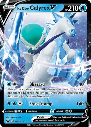 Ice Rider Calyrex V (SWSH130) Holofoil - Black Star Promos