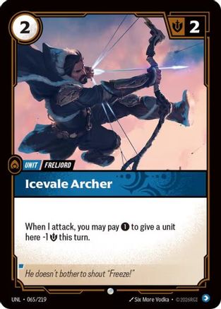 Icevale Archer (065) - Unleashed