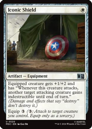 Iconic Shield (520) Foil - Commander: Marvel Super Heroes