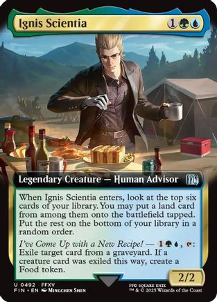 Ignis Scientia (Extended Art) (492) Foil - FINAL FANTASY