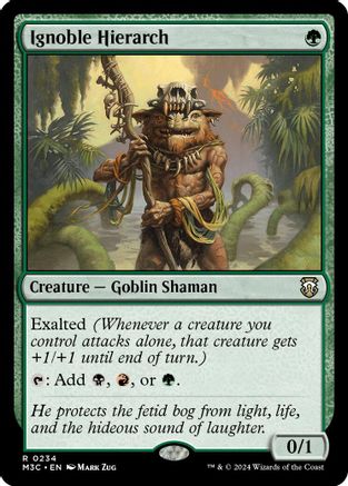 Ignoble Hierarch (234) Ripple Foil - Commander: Modern Horizons 3