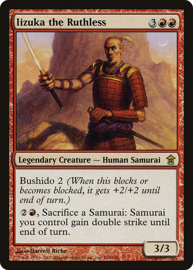 Iizuka the Ruthless (104) Foil - Saviors of Kamigawa