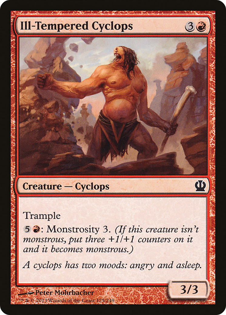 Ill-Tempered Cyclops (125) Foil - Theros