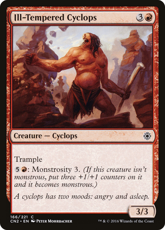 Ill-Tempered Cyclops (166) Foil - Conspiracy: Take the Crown