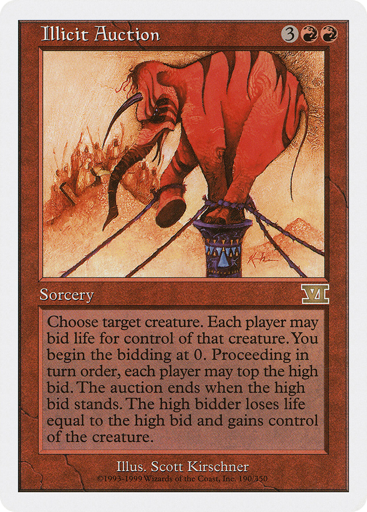 Illicit Auction (190) - Classic Sixth Edition