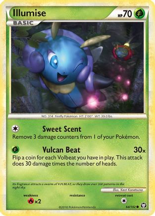 Illumise (64) Reverse Holofoil - Triumphant