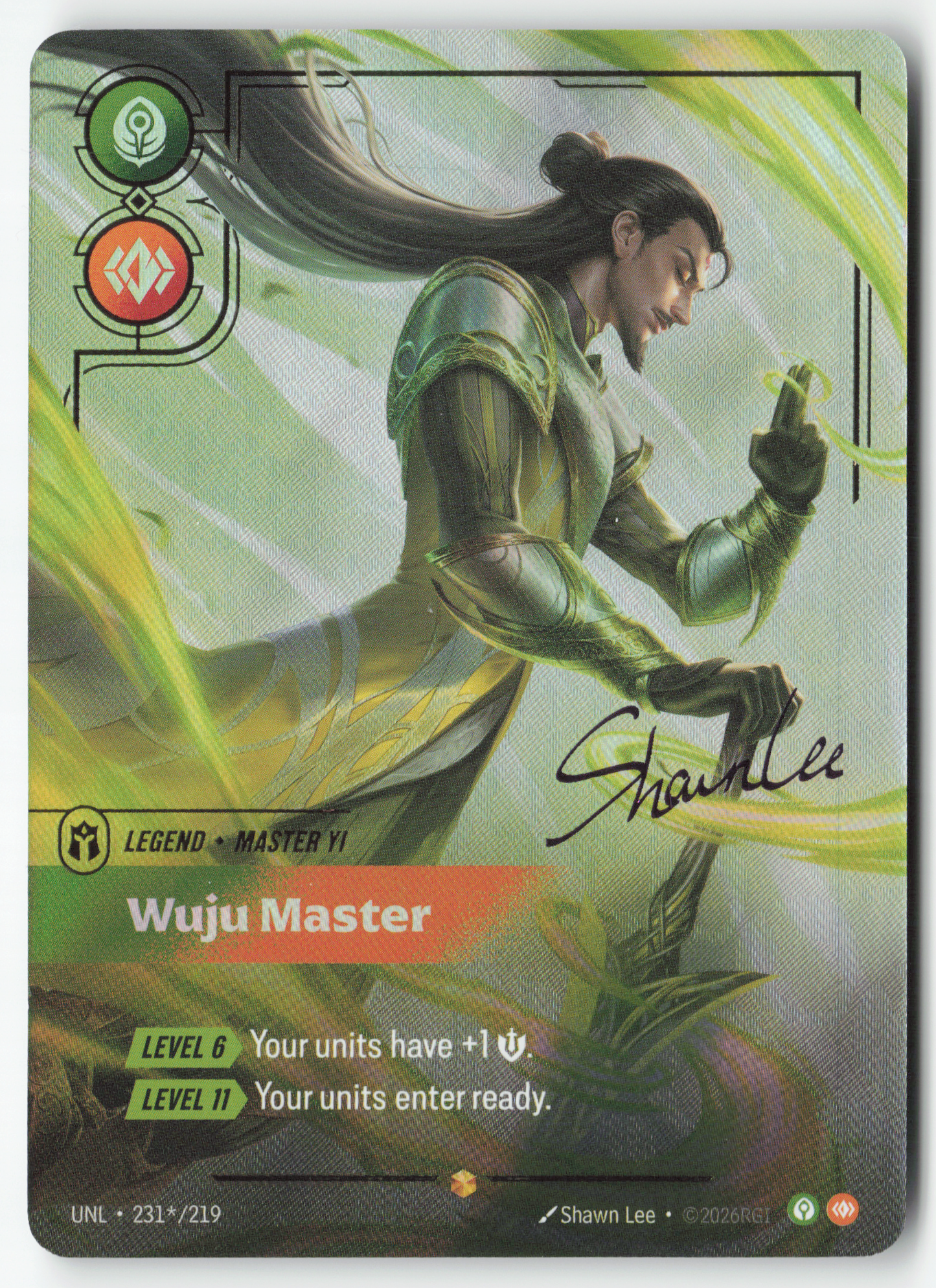 Master Yi – Wuju Master (Signature Scan) (231) Foil - Unleashed