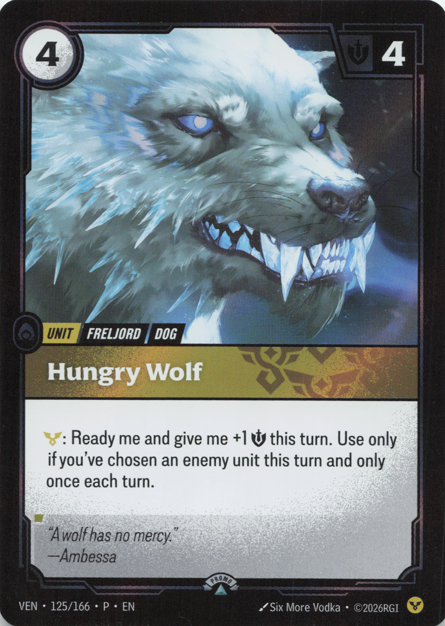 Hungry Wolf (125) Foil - Riftbound Promotional Cards