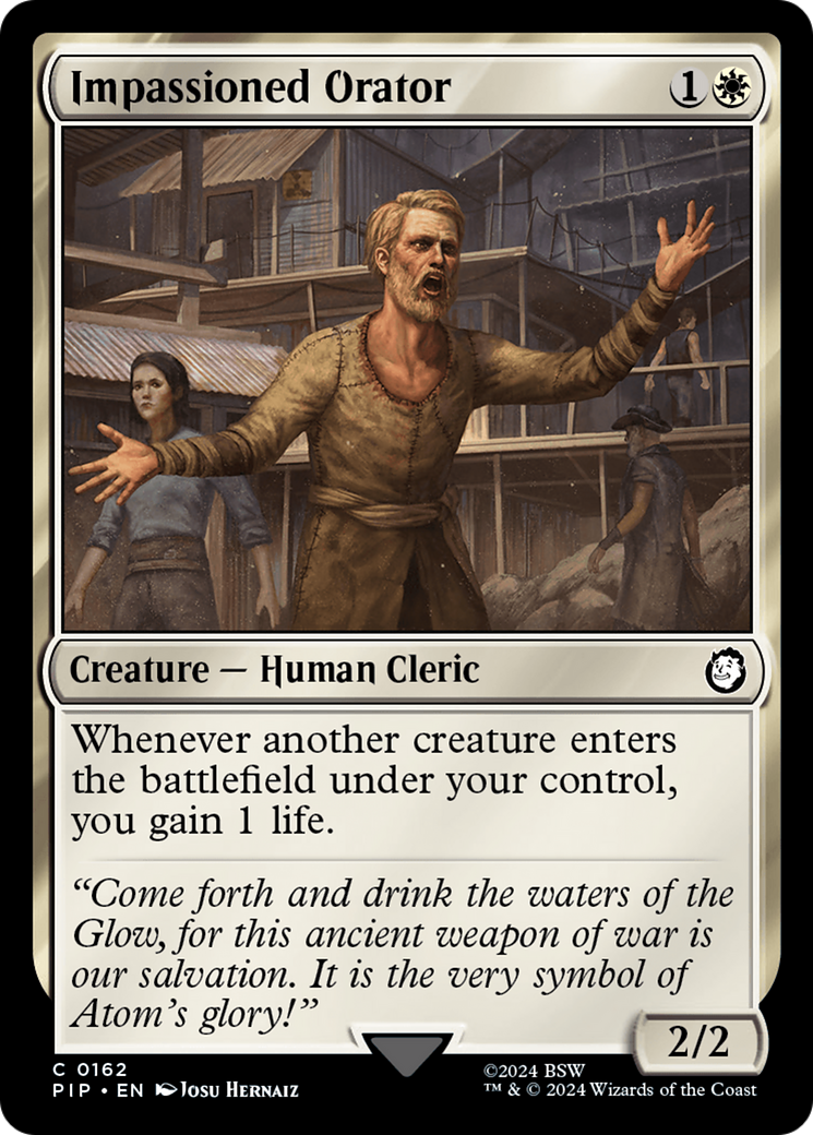 Impassioned Orator (162) Foil - Fallout