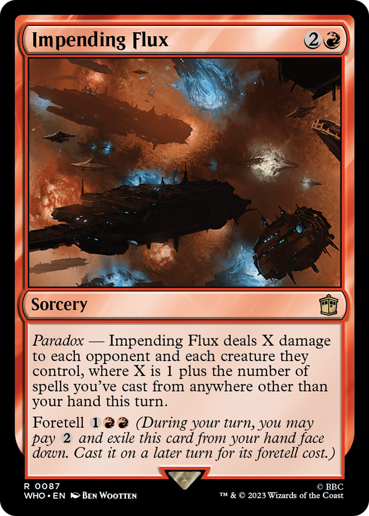 Impending Flux (087) Foil - Doctor Who