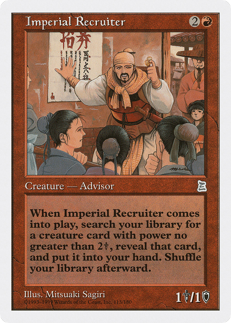 Imperial Recruiter (113) - Portal Three Kingdoms
