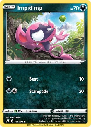 Impidimp (123) Reverse Holofoil - Rebel Clash