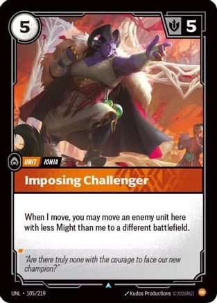 Imposing Challenger (105) Foil - Unleashed